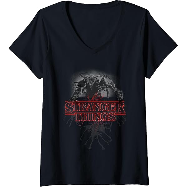 Amazon.com: Stranger Things Demogorgon Glow Logo Long Sleeve T
